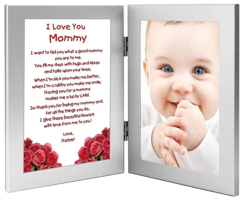 Mommy Gift Sweet Poem From Child Birthday or Mother's Etsy