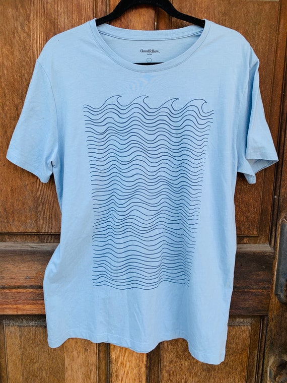 Goodfellow & Co Classic Fit Mens Graphic TShirt Light Blue Etsy