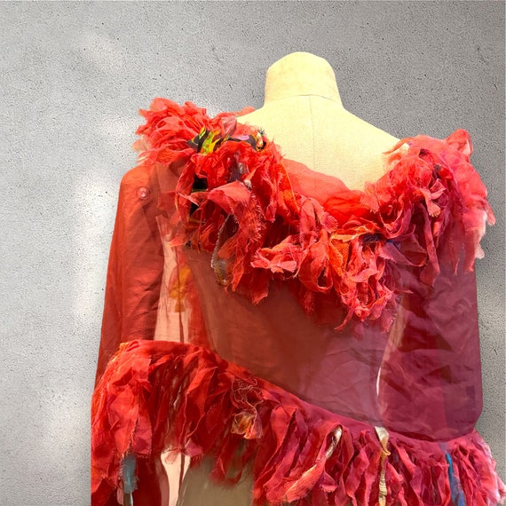 Georgina Von Etzdorf silk chiffon pink wrap - image 3