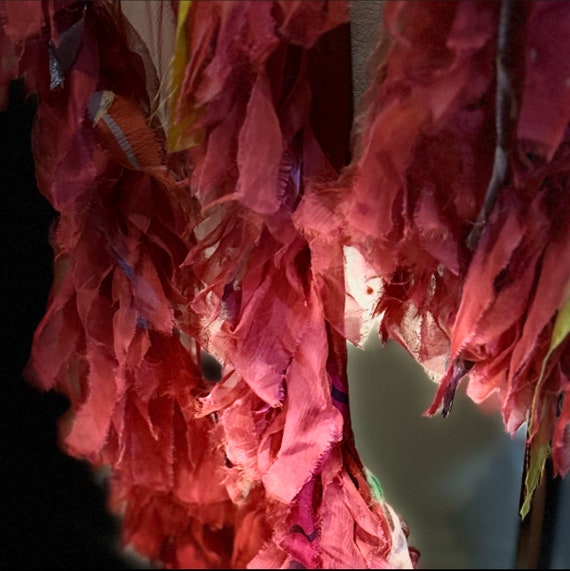 Georgina Von Etzdorf silk chiffon pink wrap - image 2