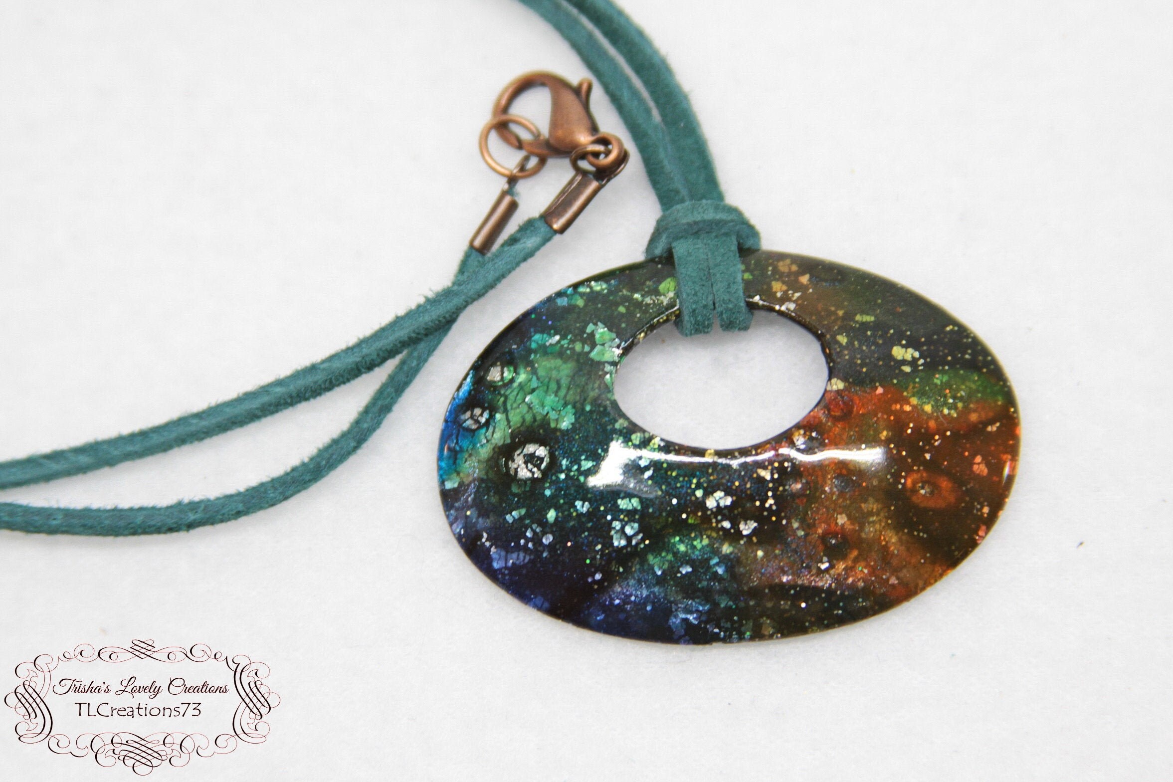 Alcohol Ink Washer Necklace Tutorial
