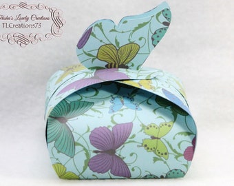 DIY Box, Gift Box, Paper Box, Box Template, Printable Gift Box, Butterfly Box, DIY Spring Favor Box