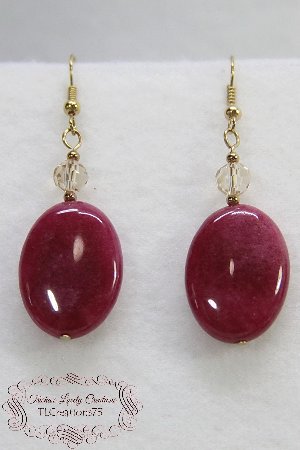 Rose Quartz Jewelry Set Gemstone Necklace Pink Jewelry Etsy