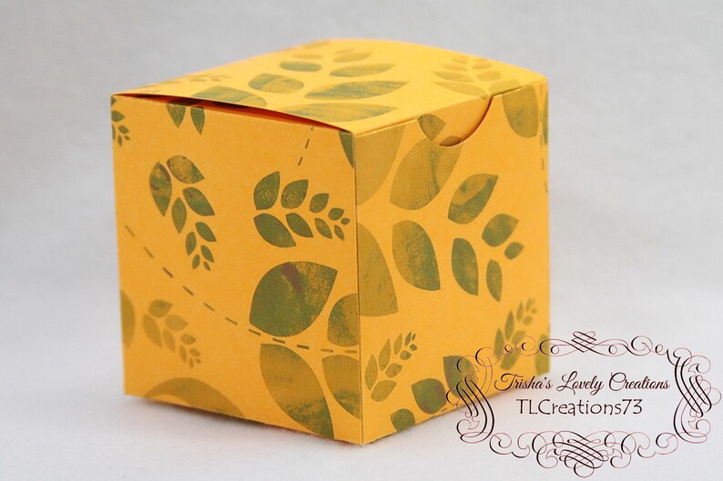 DIY Box, Gift Box, Paper Box, Box Template, Printable Gift Box, Hinged ...