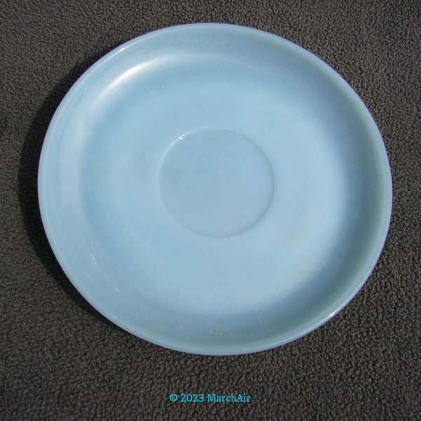 Vintage Turquoise Fire King Saucer (only) by Anchor Hocking