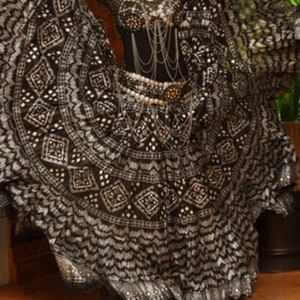 Amazing Assuit #2 Print Vintage Stil ArtDeco Boho Rock 25 Yard ATS Rock 90cm