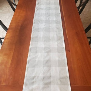 Buffalo Check Table Runners Black & White Table Runner Buffalo Check Farmhouse Table Runner Table Runner Home Decor, Gift for home image 9