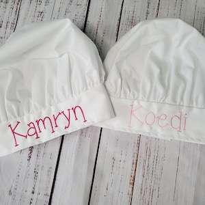 Childs White Chef Hat | Monogrammed Chef Hat | Kids Chef Hat | Toddler Chef Hat |  Personalized Chef Hat | Child Chef Hat | Custom Chef Hat