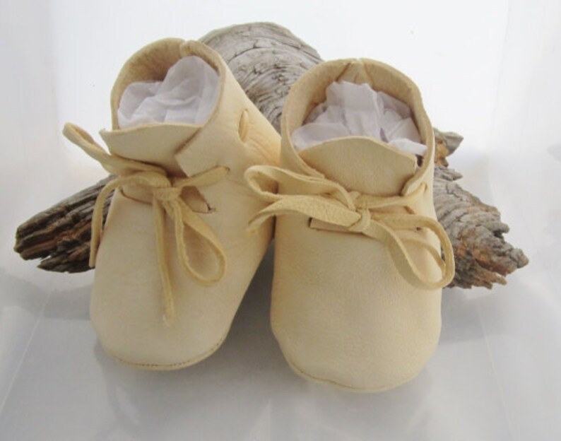 Soft Leather Infant Crib Booties Deerhide baby Moccasins Etsy