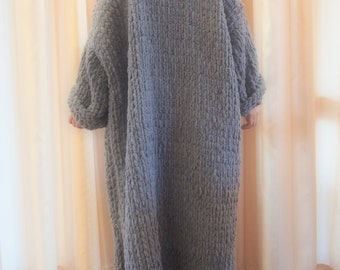 Long Chunky Knit Cardigan. Oversized Knit Cardigan. Top Yarn Long Chunky Knit Cardigan. Oversized Knit Cardigan. Top Yarn