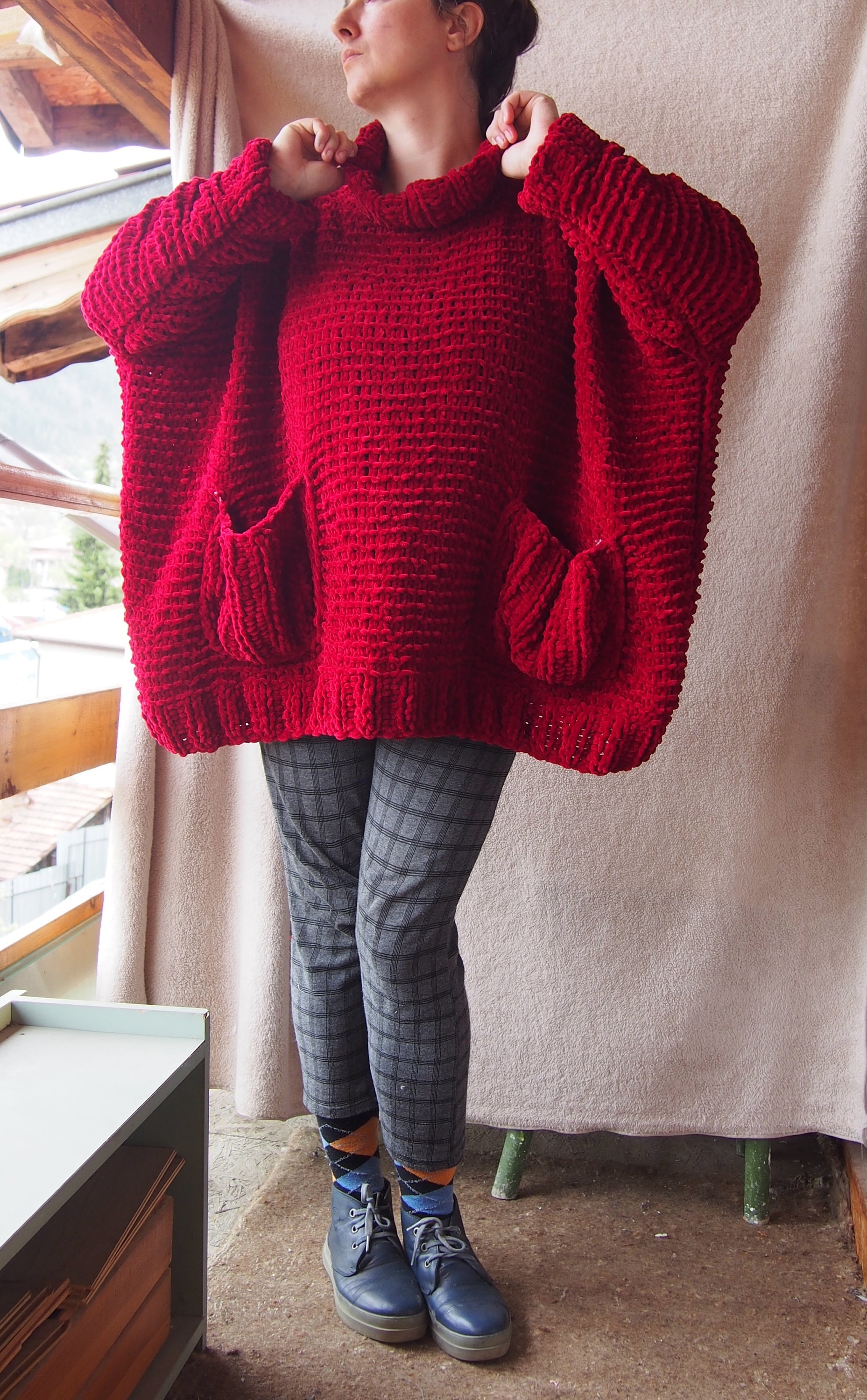 Chunky Knit Sweater, Plus Size Knitwear, Oversized Sweater Chunky Knit Sweater, Plus Size Knitwear, Oversized Sweater