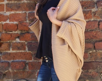 Oversized Cardigan Long Dolman Jacket Knitted Cardigan & Nara GPL003