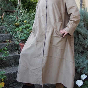 Loose Velvet Duster Coat: Asymmetrical Long Cloak, Plus Size Clothing