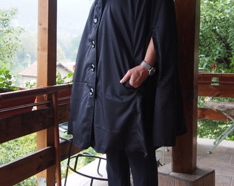 ZMDMAH Lot 2 Ponchos Pluie Imperméables Homme Femme – Cape Pluie Réutilisable Léger Avec Capuche Réglable