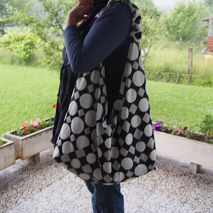 Origami Bento Bag: Handmade Cotton Hobo Tote