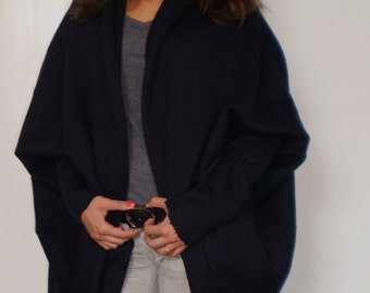 Chic Cardigan Oversized Cardigan Long Sleeve Jacket Long Version & Nara GIL021
