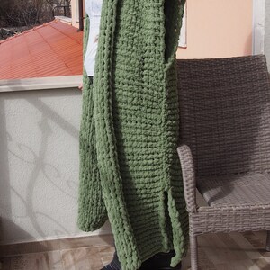 WE 11 DONE Size L Black Cotton Chunky Knit Vest main image 0