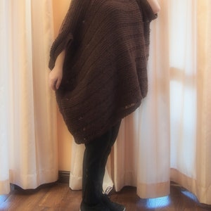 Handmade Oversized Dolman Tunic: Loose Long Blouse