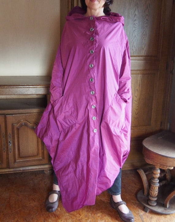 Purple sales raincoat womens