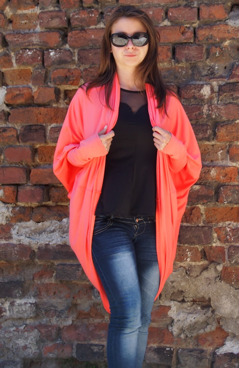Oversized Cardigan Long Sleeve Jacket 