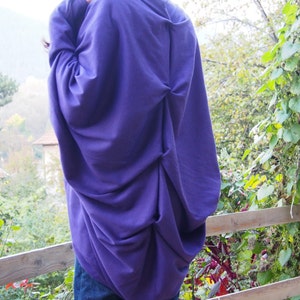Cotton Cardigan Long Dolman Sleeve Jacket Long Version  Plus Size Cardigan& Nara GIL015