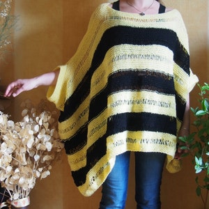 Handgefertigte Oversized Tunika Lange Dolman Bluse Lockere Lange Tunika & Nara PP018