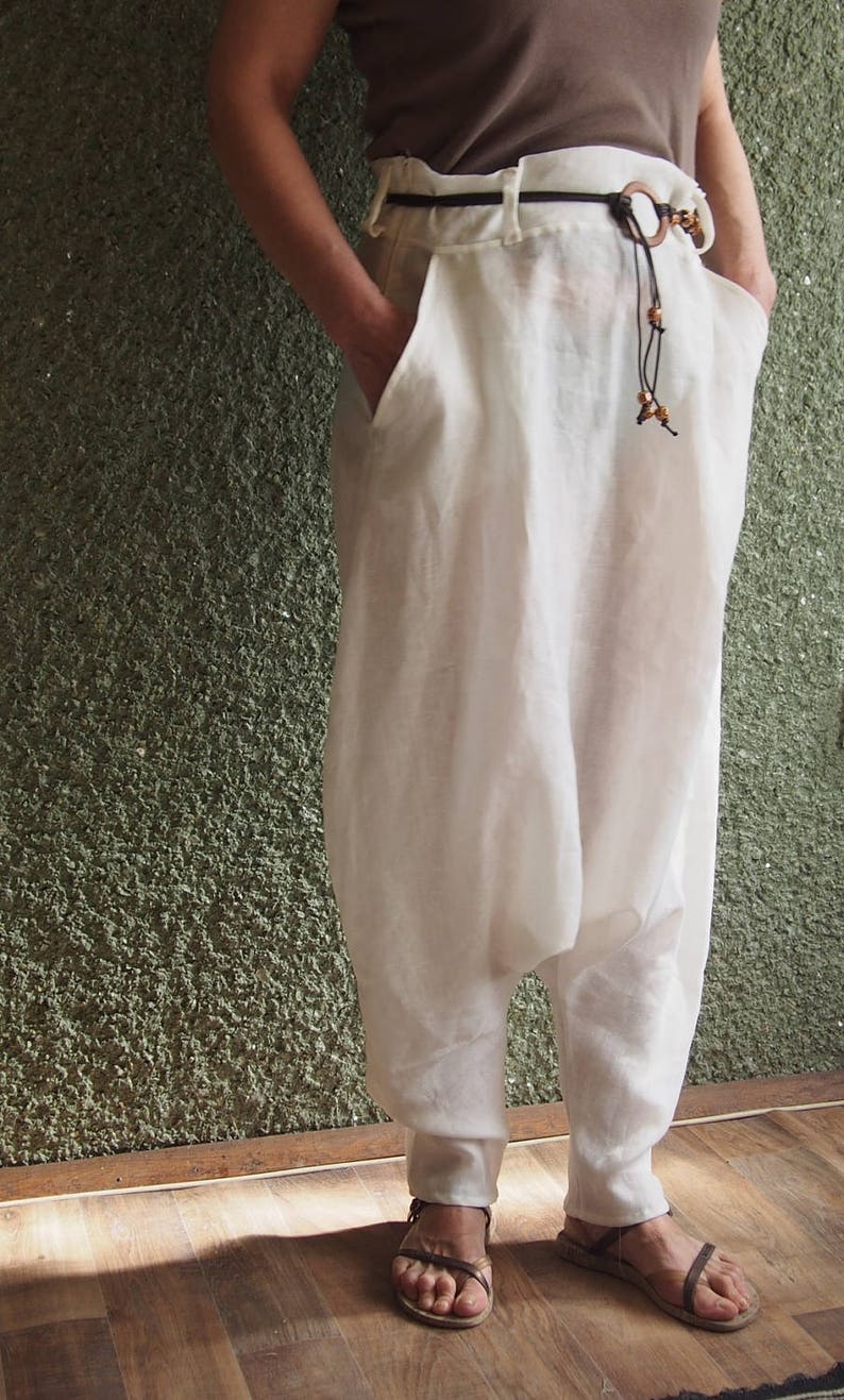 loose linen pants