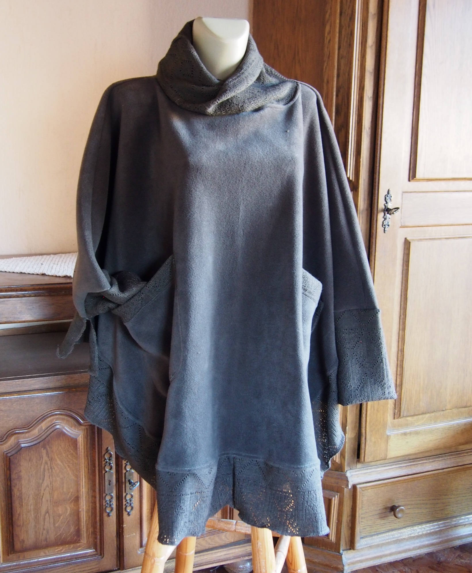 Poncho Donna Mantella Scialle Sciarpa Mantello Invernale TOOCOOL - Foto 8