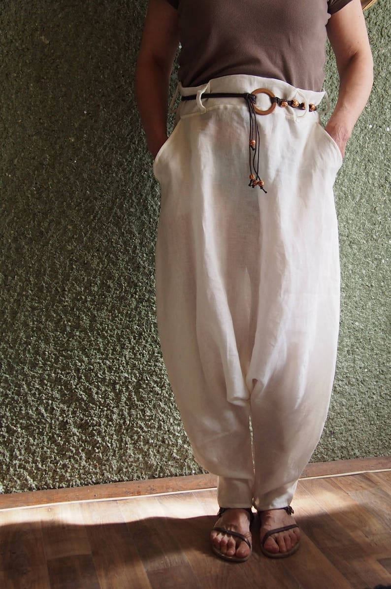 loose linen pants