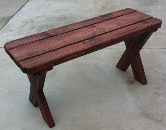 Picnic Bench 3 Ft X 1 Ft 18 Inches High Etsy