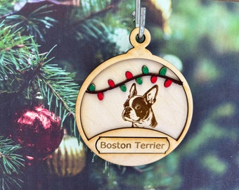 Personalized Dog Christmas Ornament Set 5