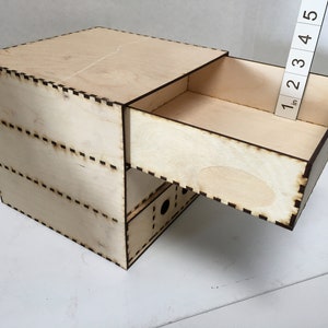 Craft Table Storage 3 drawer cabinet image 2