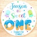 Sweet One Birthday Thank You Stickers | Ice Cream Party Favor Labels ...