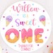 Sweet One Personalized Birthday Stickers, First Birthday Custom Labels ...