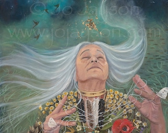 Grandmother Spider - The Weaver - 6"x9" greeting card, blank inside, description on back