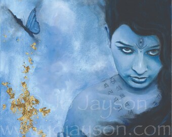 Kali Ma - The Dark Mother -  8"x16" Signed Limited Edition Giclee on Fine Art Paper