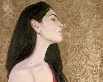 The Yearning 12"x16" firmado Edición limitada en papel de bellas artes