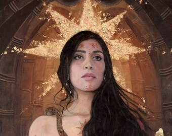 Inanna Star of Heaven and Earth - 8"x16" Signed Limited Edition Giclee on Fine Art Paper