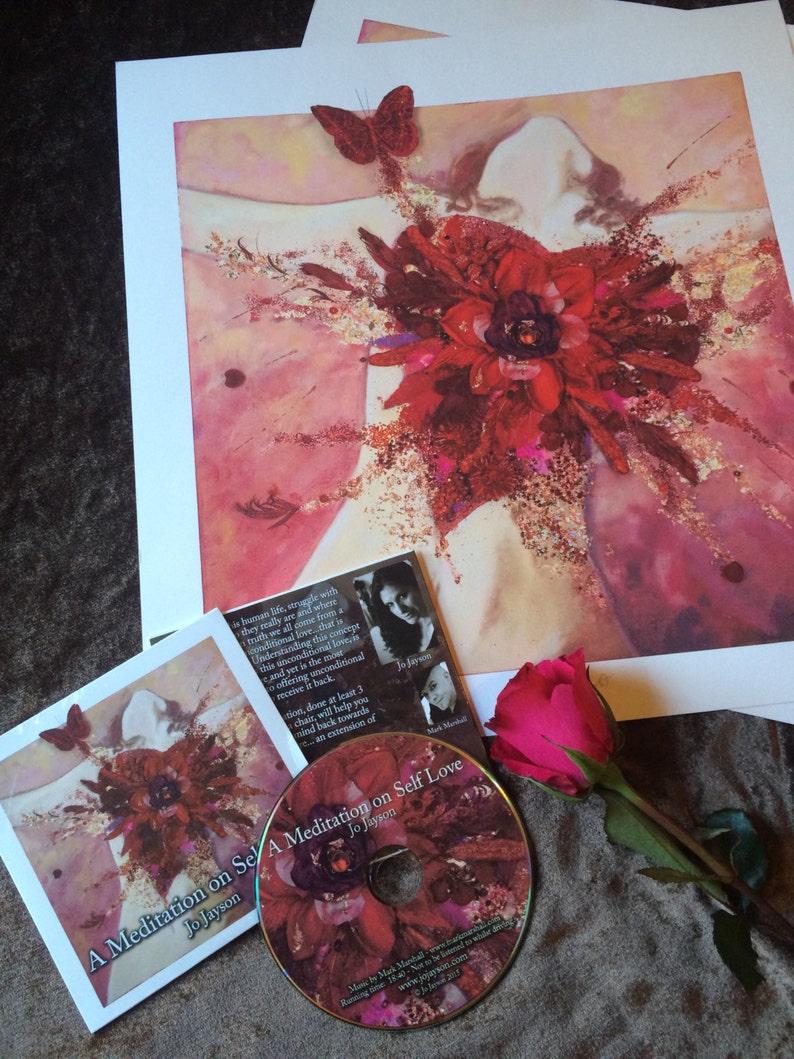 Self Love Meditation Cd And Small 11 X11 Signed Print