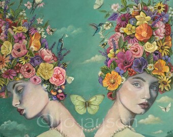 Gemini The Message Bearer 14"x21" Giclee fine art print, signed and limited edition