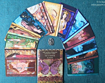 The Sacred Feminine Guidance Cards (oracle deck) and Guidebook
