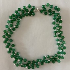 Jade Necklace & Matching Bracelet