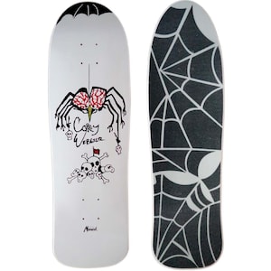 Thrashin deck 9" Corey Webster con carta vetrata a ragnatela attaccata