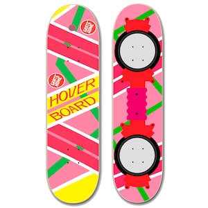 ホバーボードのデザインとグリップテープを備えたスケートボードデッキ