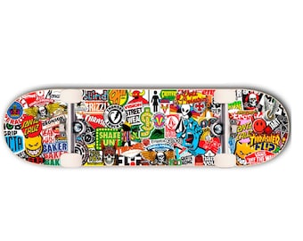 90年代の品スケートボード ステッカーセット2枚 完全なスケート デザイン ステッカー スケートボード ブランドは若い