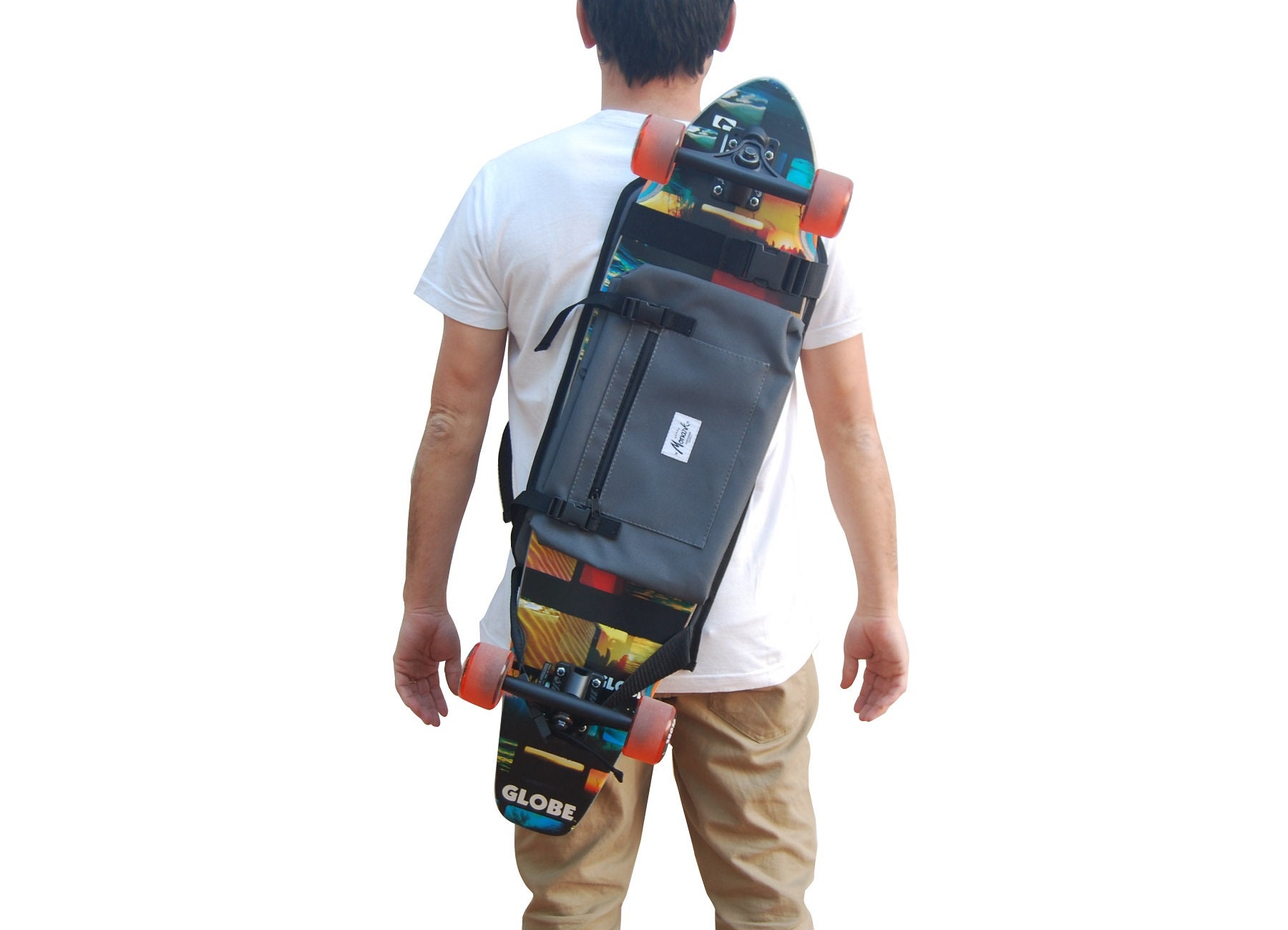 dun Blijkbaar Oh Rugzak om het longboard cruiser surfskate e-board of skate - Etsy Nederland