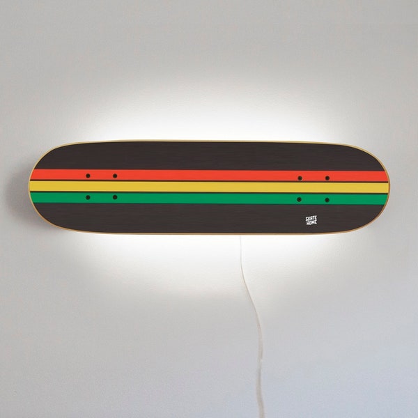 Skateboard lampe - Rasta