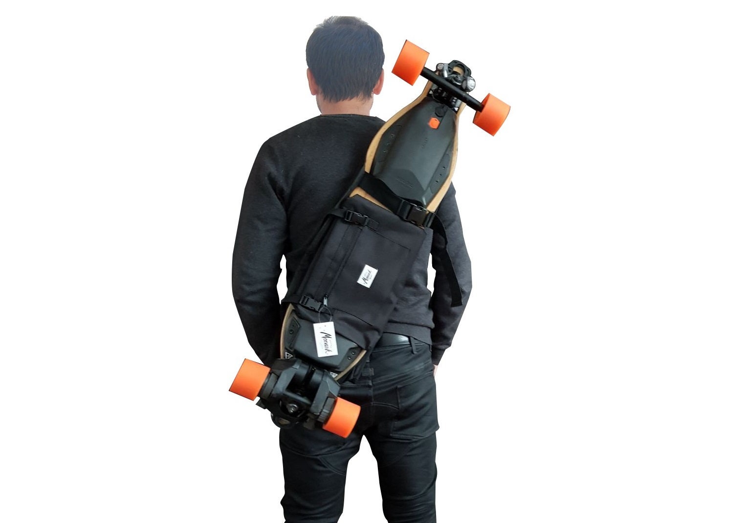 BACKPACK for ELECTRIC LONGBOARD or Skate Surf Black - Etsy