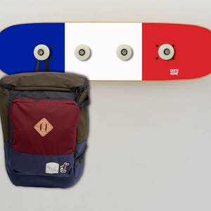 Flagge von Frankreich - Skateboard Garderobe - Skateboard Dekoration und Möbel