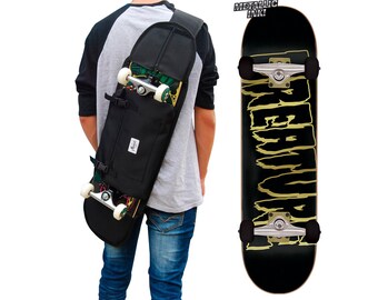 Skateboard complet de 8,25" et sac à dos pour transporter le skate